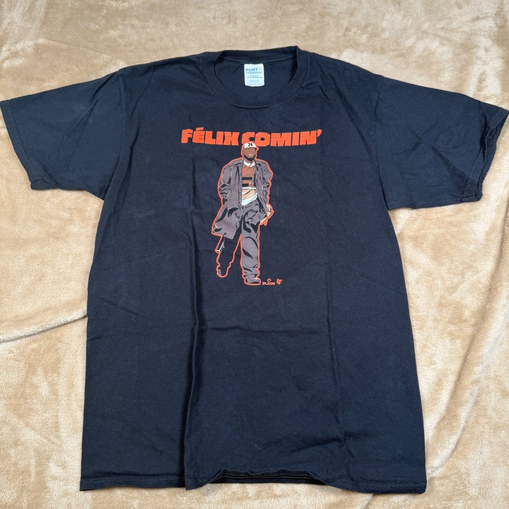 Port & Company Felix Bautista Baltimore Orioles Felix Comin Black T-Shirt Mens M